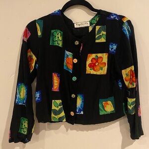 Vintage button up top